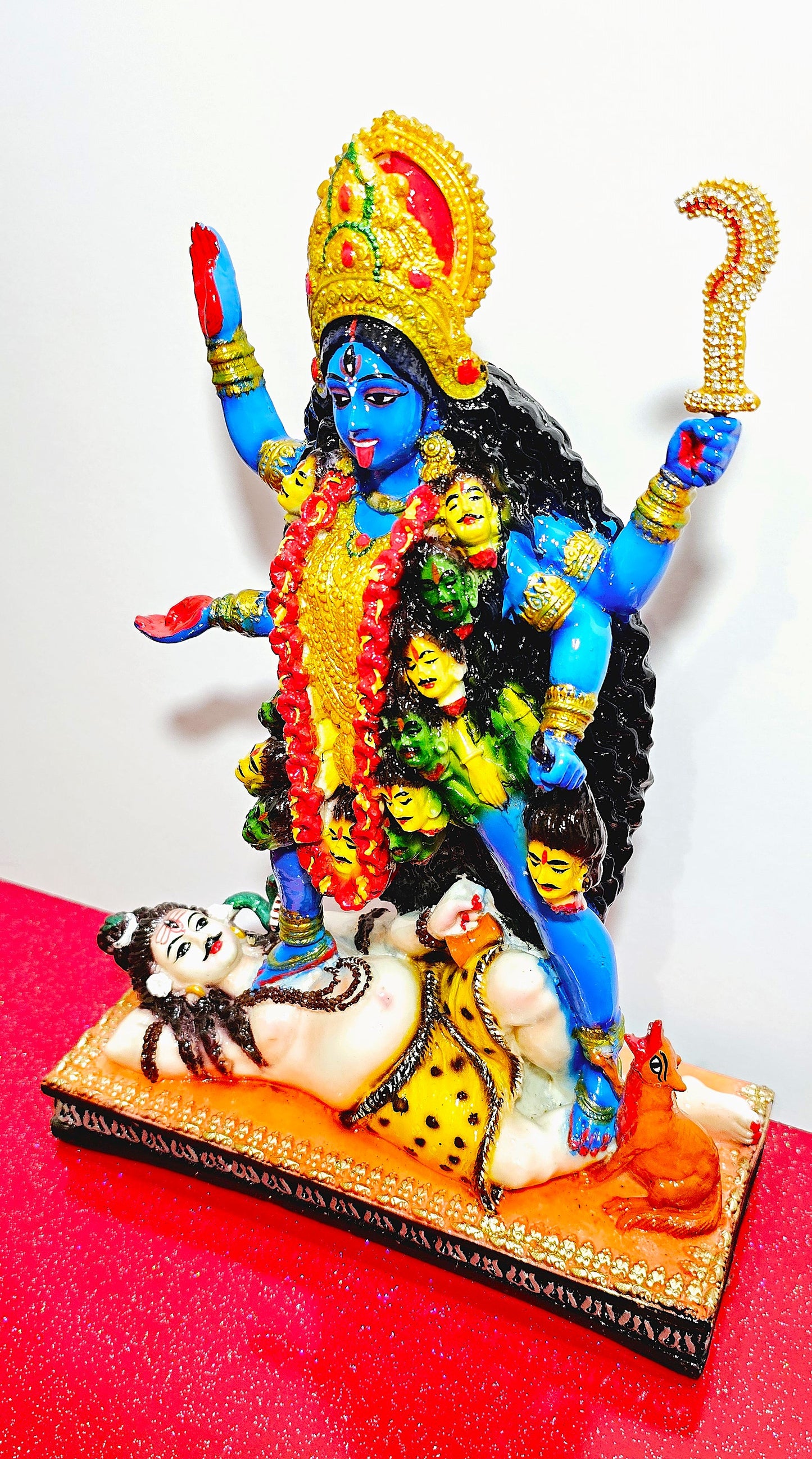 Rare Marble / Stone Goddess Kali Maa / Mata Statue