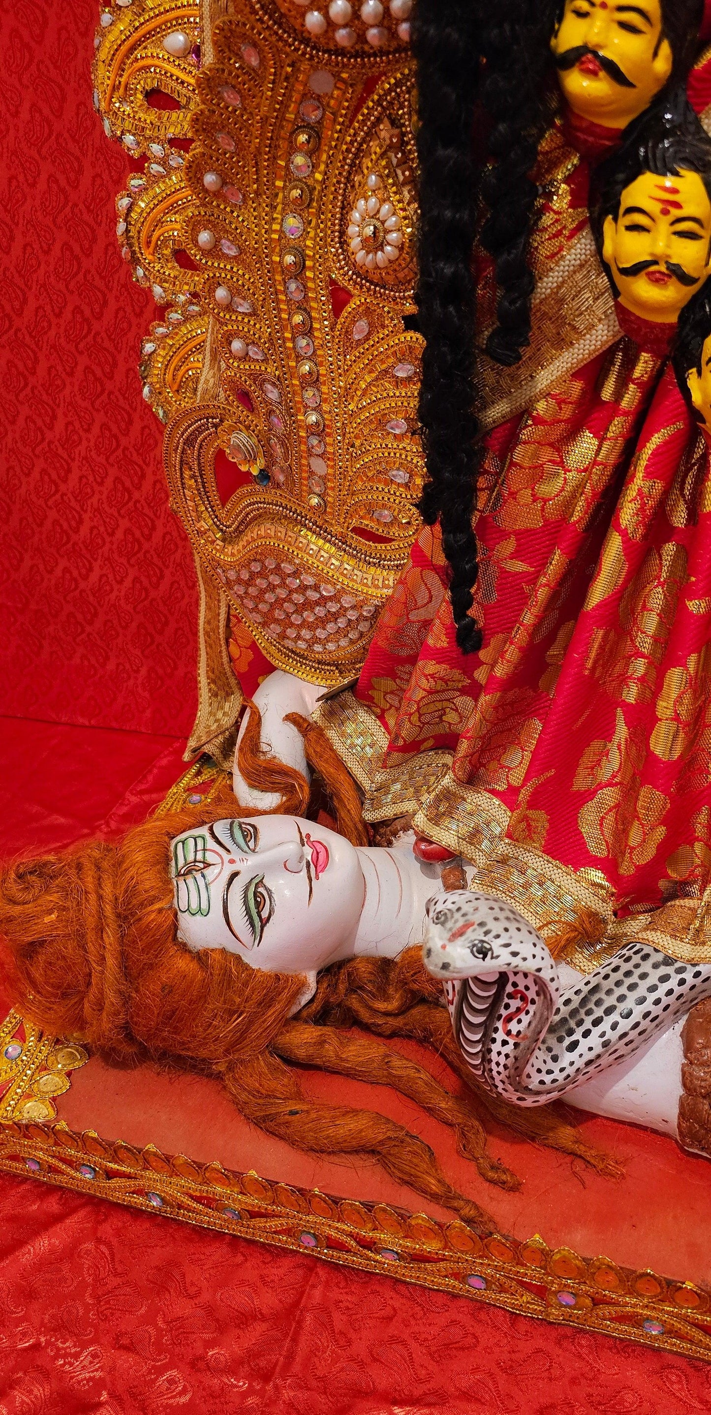 4.8-FT Rare Custom Hand Made Large Kali Maa/Mata Statue. 1 of a kind