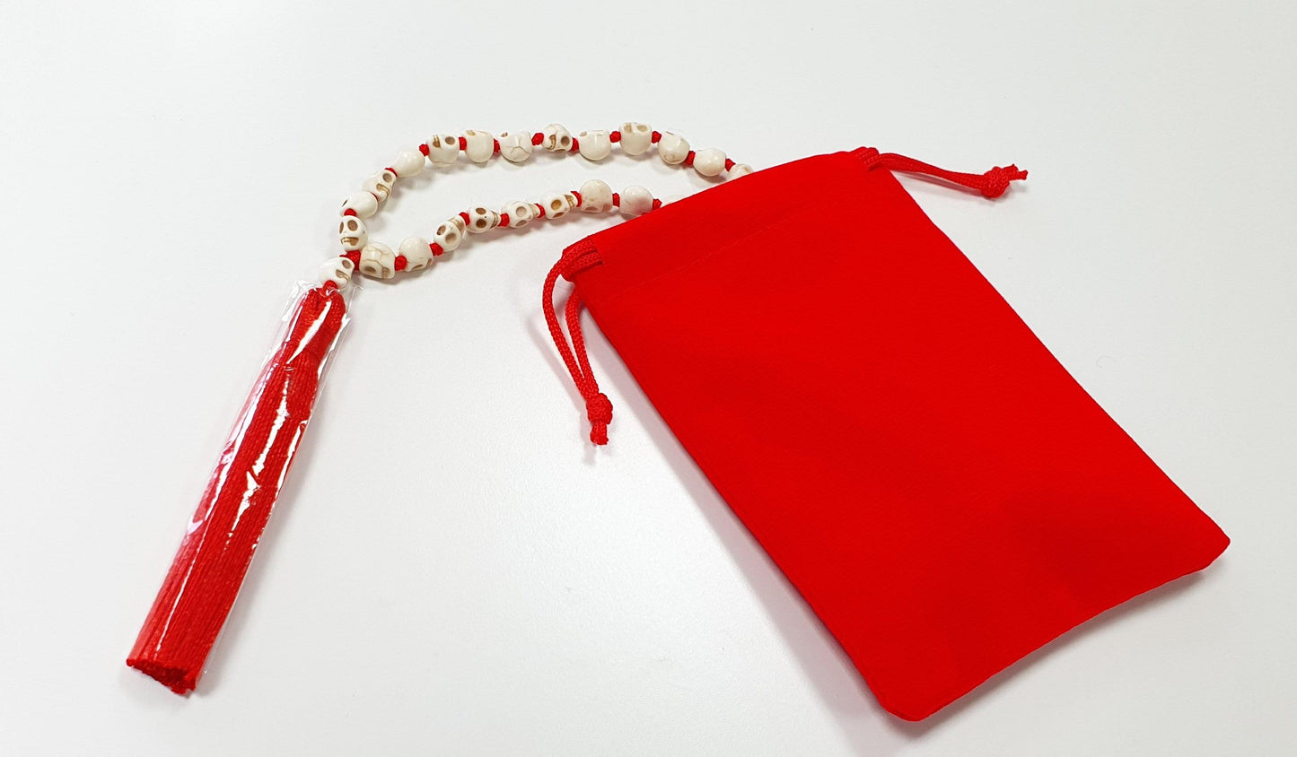 High Quality 108+1 Goddess Kali Maa/Mata Skull Beads Protection Mund Mala