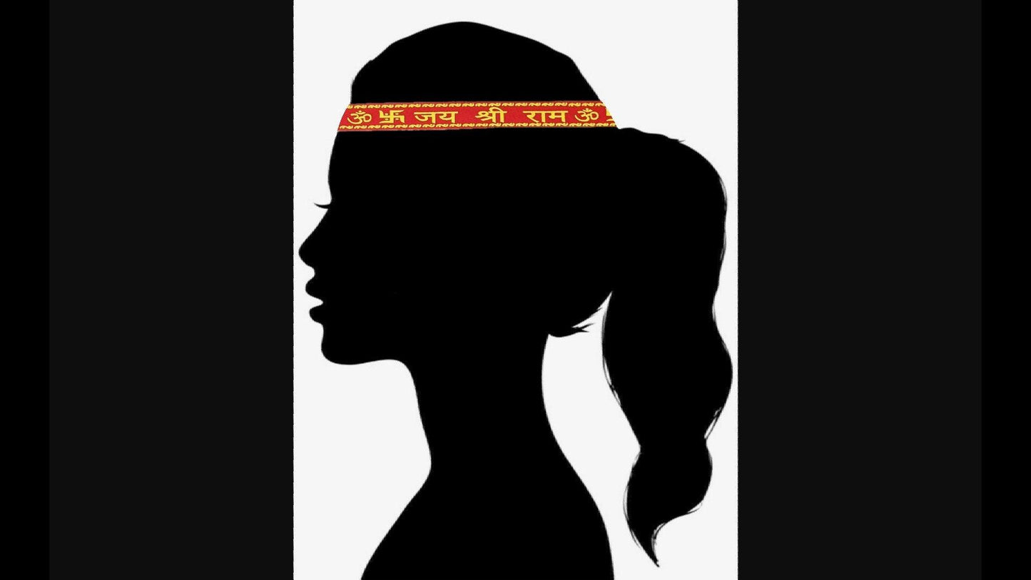 Jai Mata Di ( Hail Mother Goddess ) 5 x Headband