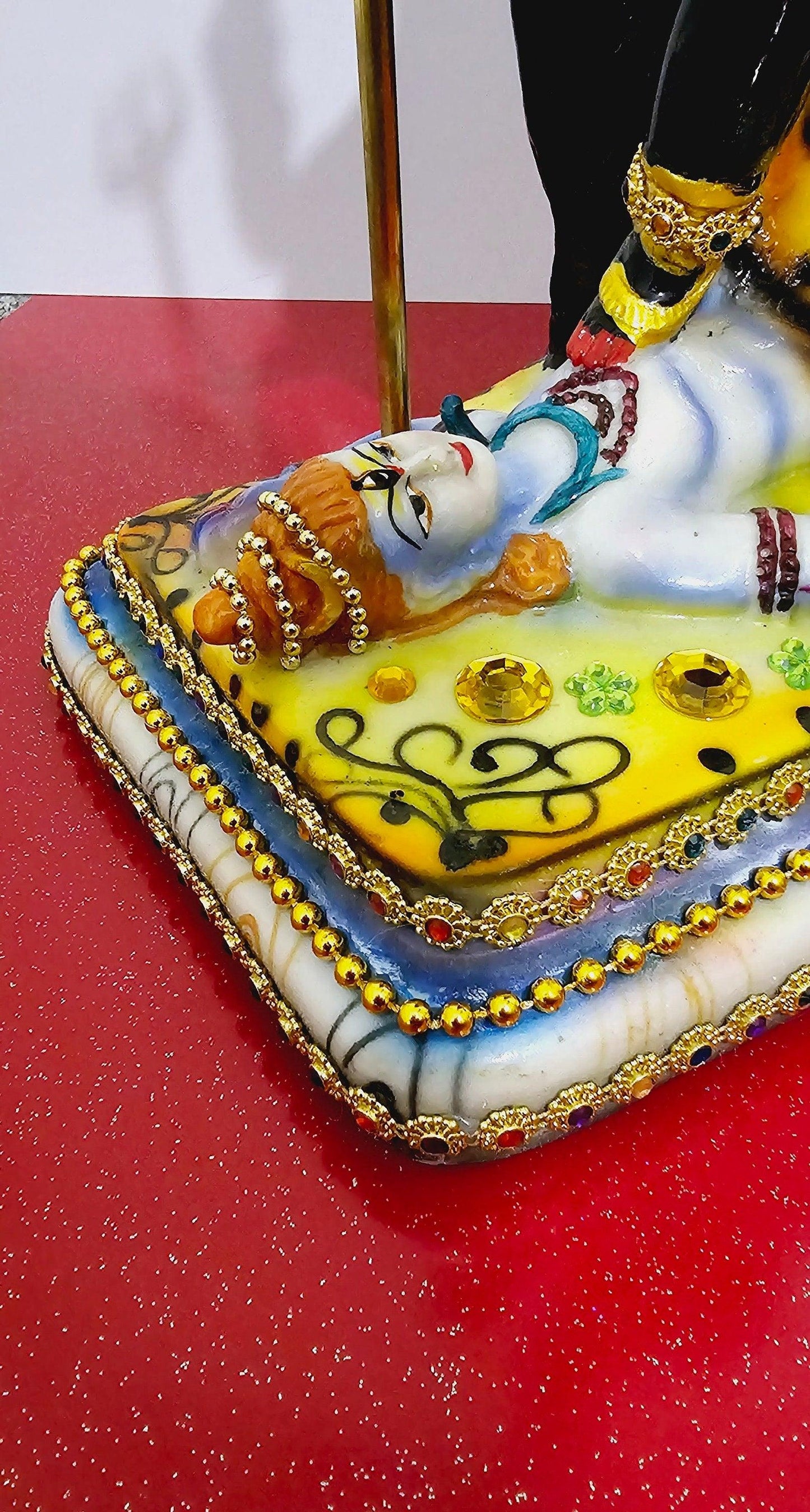 Large Goddess Kali Maa Statue , Quality Stone Decorated
