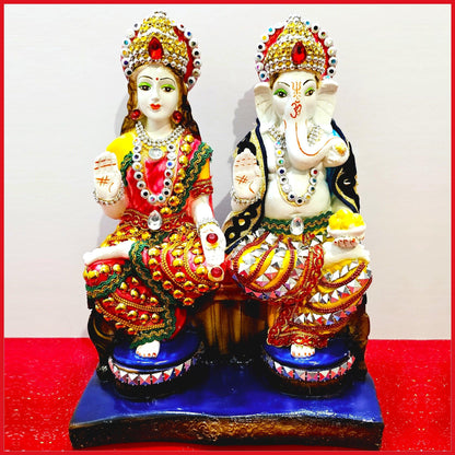  Lord Ganesh Goddess Lakshmi statue