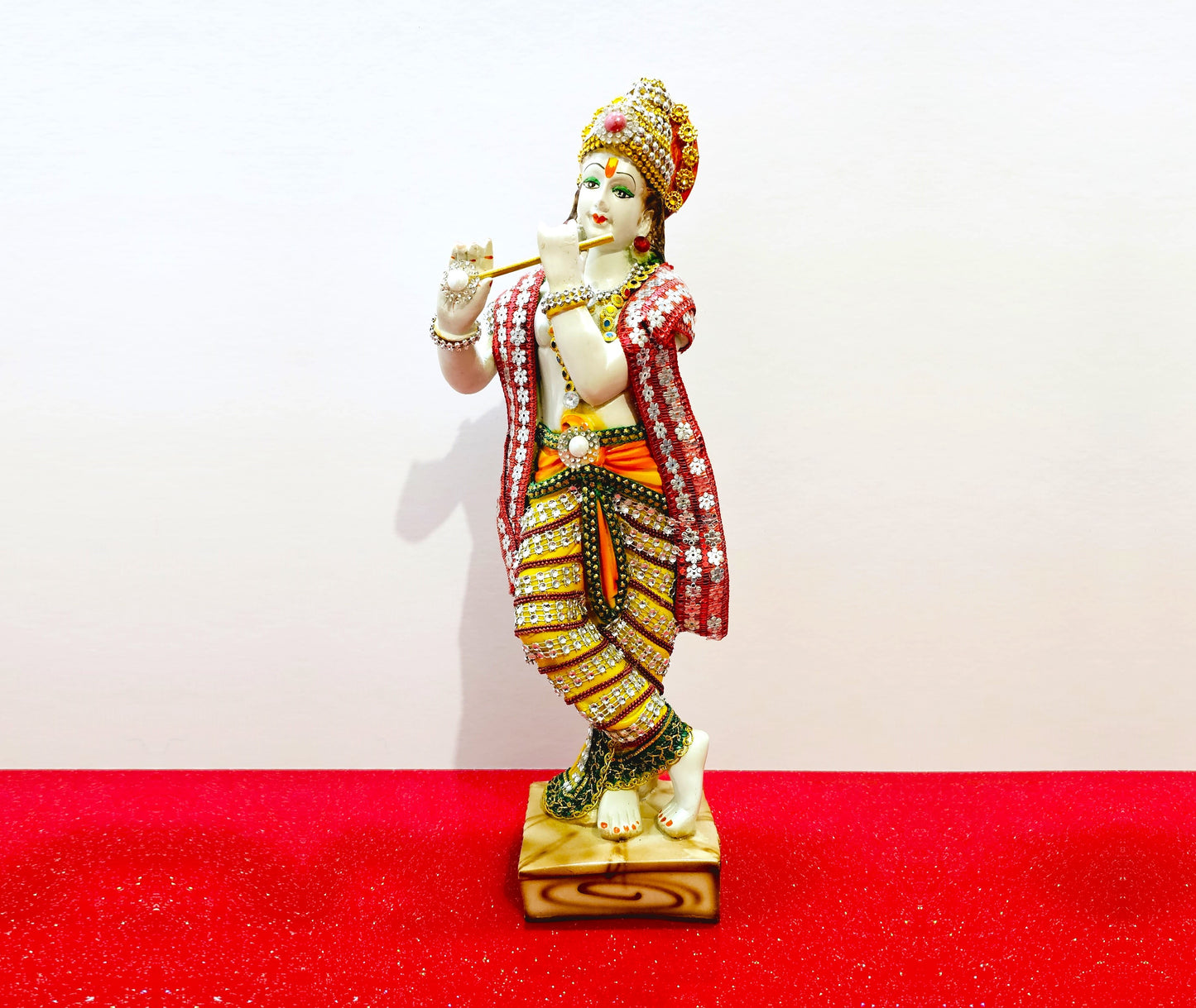 Lord Krishna Decorated Statue , Only 1 Available