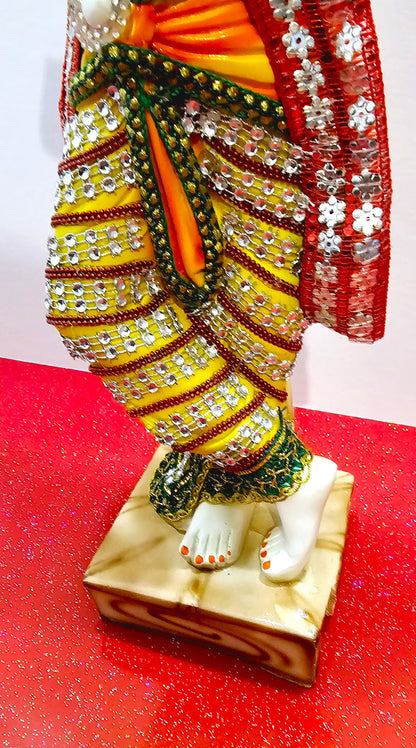 Lord Krishna Decorated Statue , Only 1 Available
