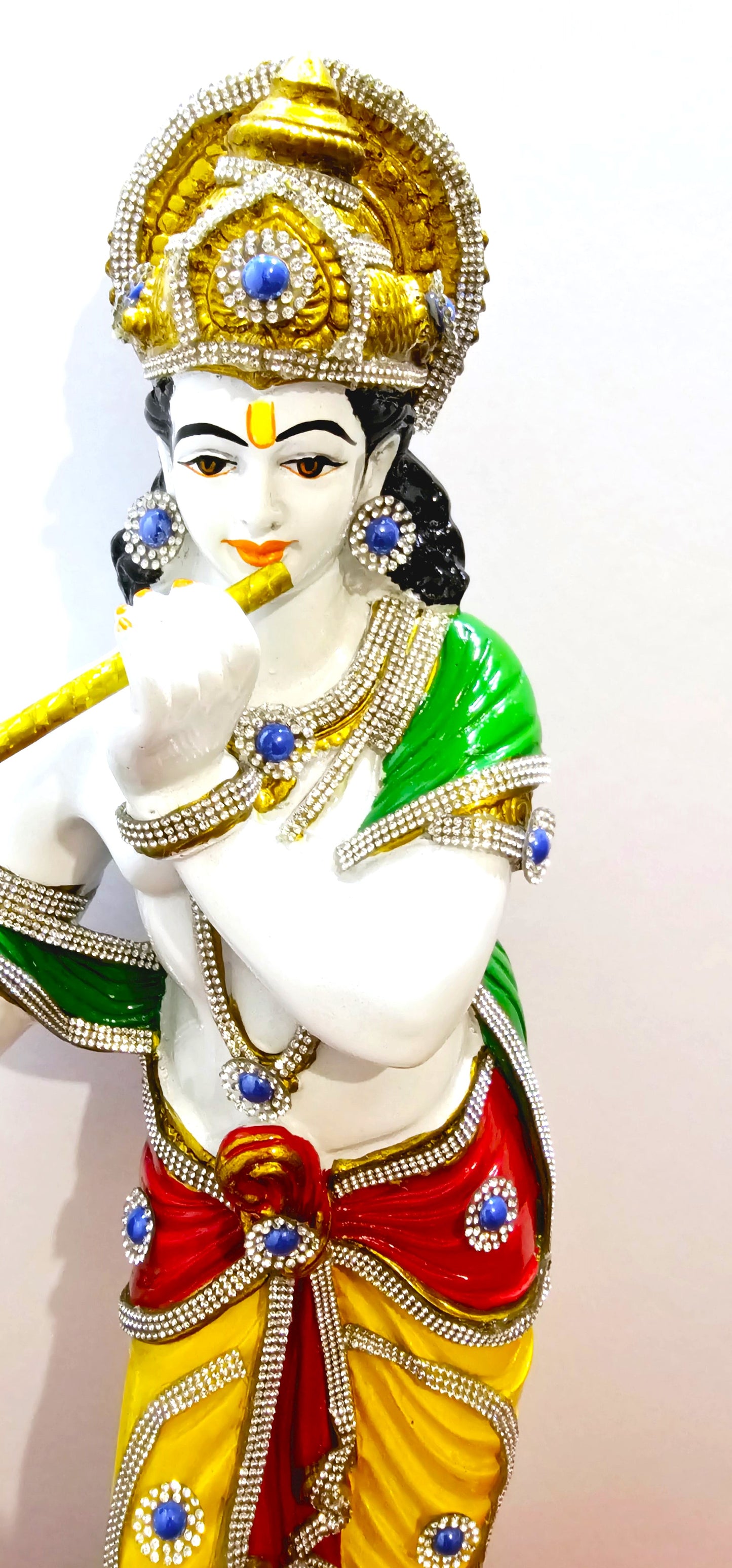 Large 615mm Lord Krishna Decorated Statue , Only 1 Available