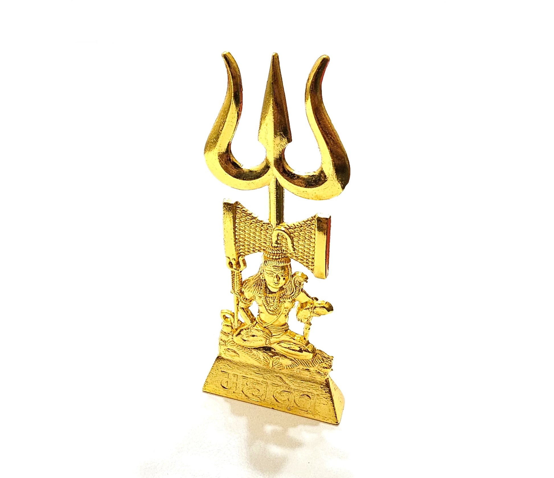 Lord Shiva and Trident statue