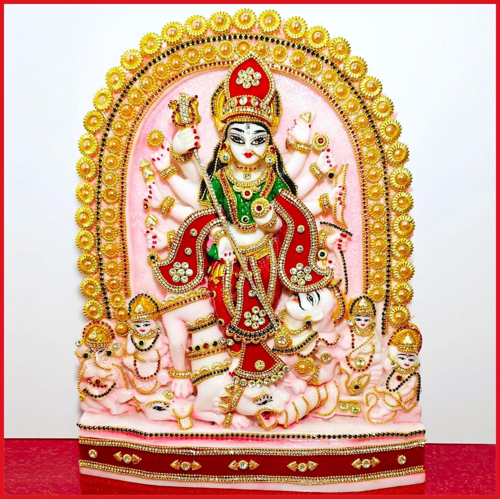 Goddess Durga Family Statue