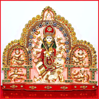 Goddess Durga Family Statue