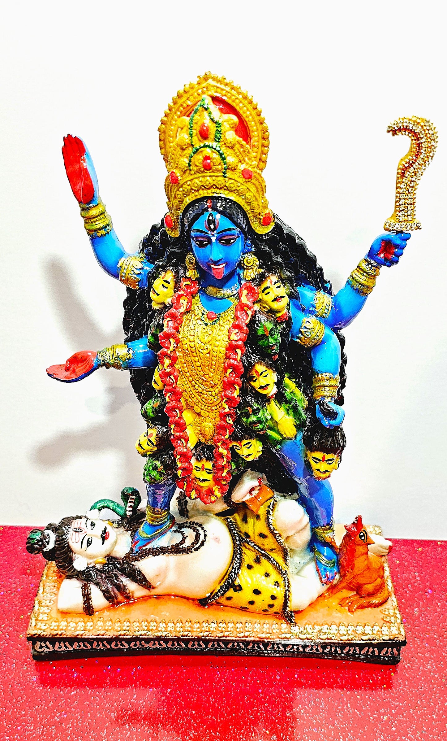 Rare Marble / Stone Goddess Kali Maa / Mata Statue