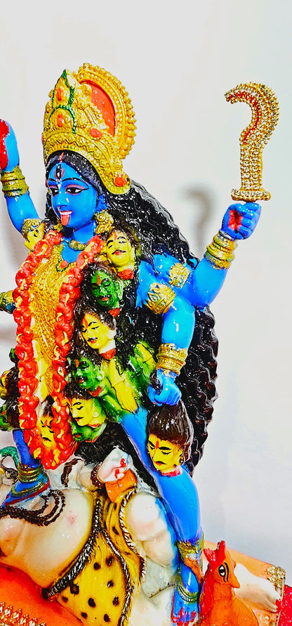 Rare Marble / Stone Goddess Kali Maa / Mata Statue