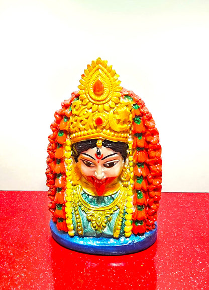 Goddess Tara Kali , Kali Maa Face Marble /  Stone Statue