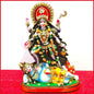 Rare hand decorated Goddess Kali Maa Lord Shiva Statue