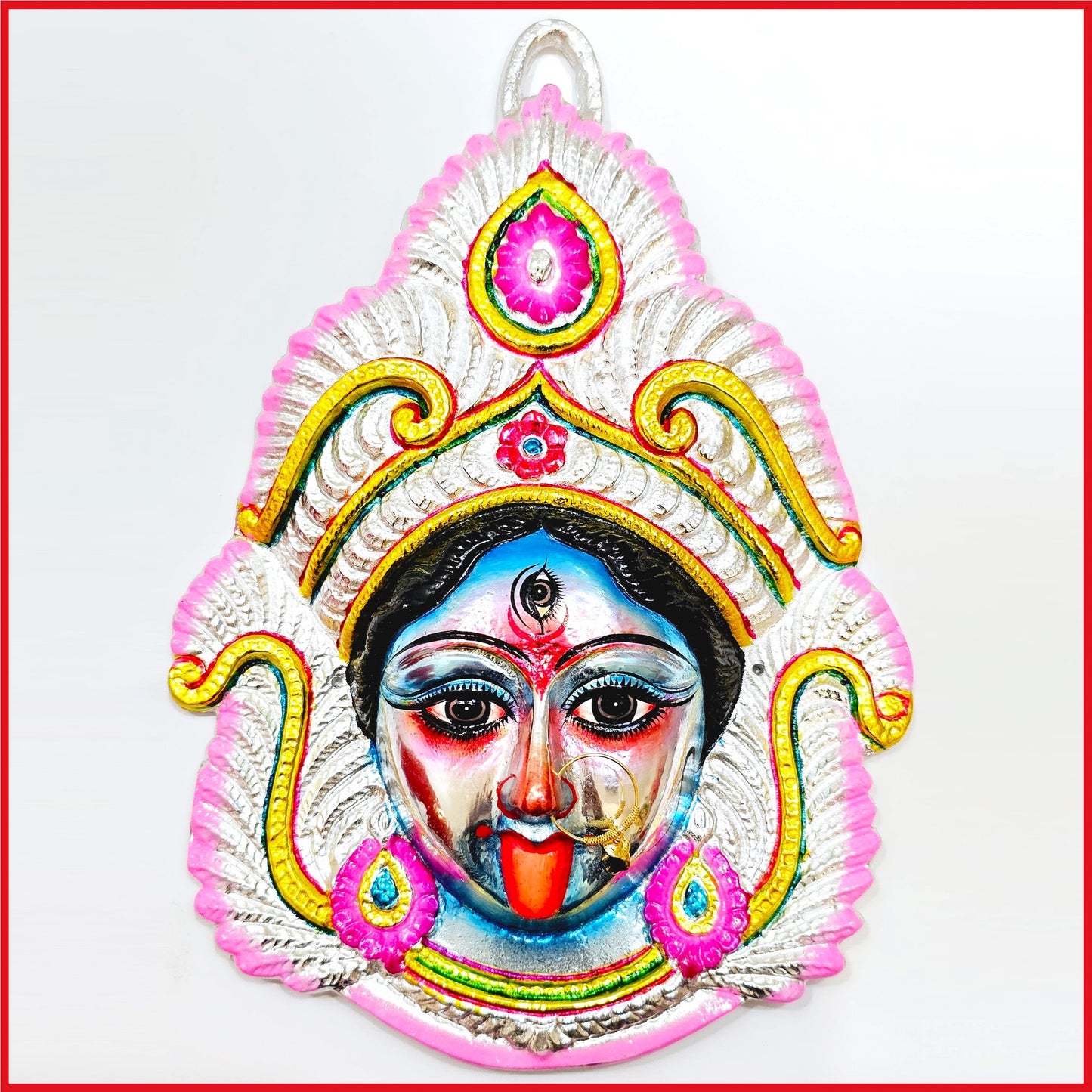 Goddess Kali Maa Mata wall hanging face