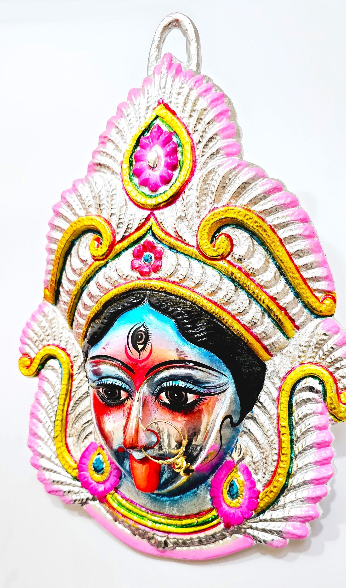 Goddess Kali Maa Mata wall hanging face