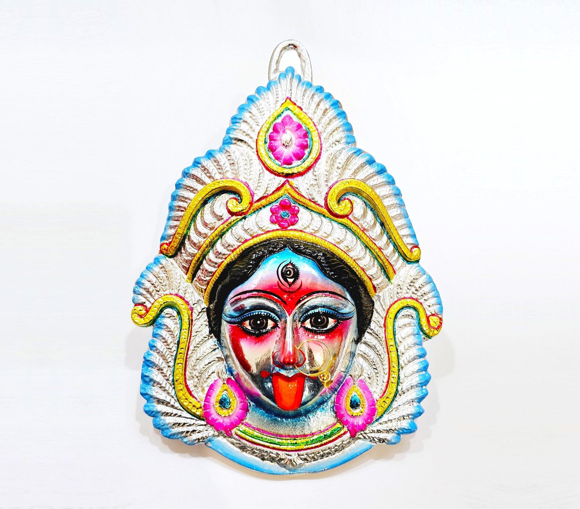 Goddess Kali Maa Mata wall hanging face