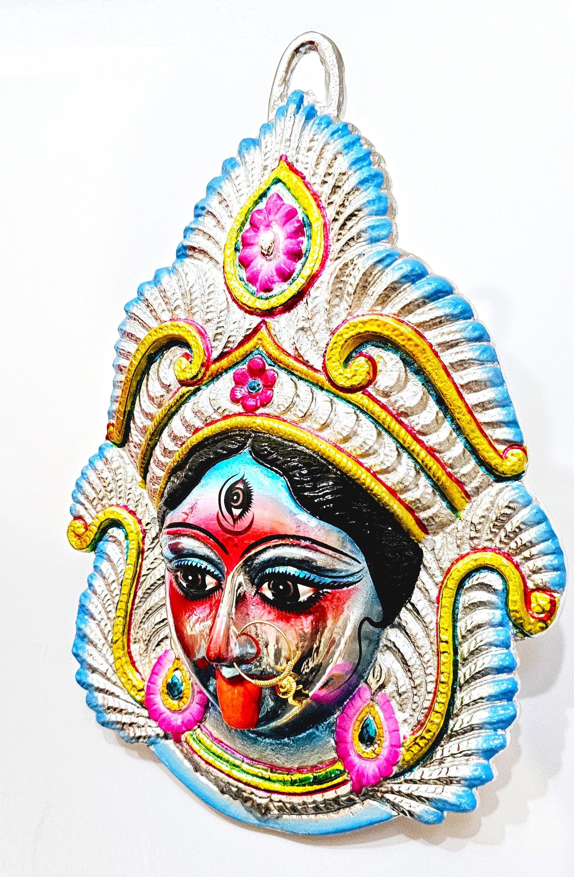 Goddess Kali Maa Mata wall hanging face