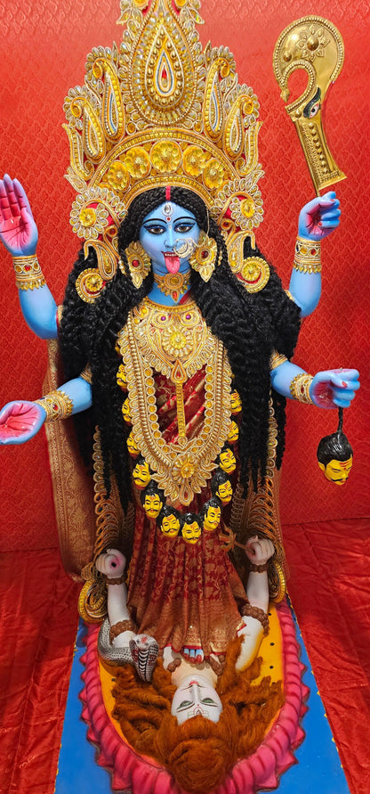 5.6-FT Rare Custom Hand Made Large Kali Maa/Mata Statue. 1 of a kind