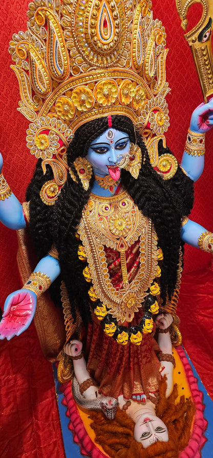 5.6-FT Rare Custom Hand Made Large Kali Maa/Mata Statue. 1 of a kind