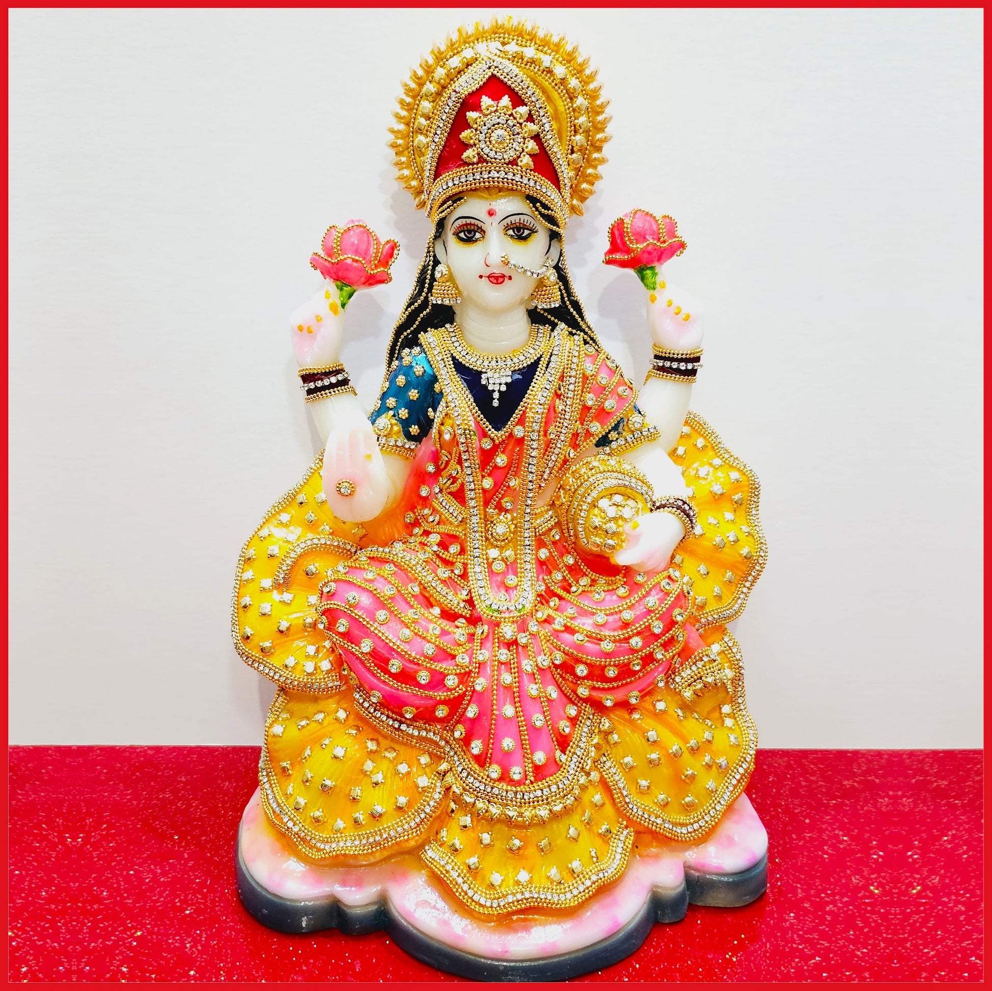 Large Goddess Laxmi Lakshmi Statue