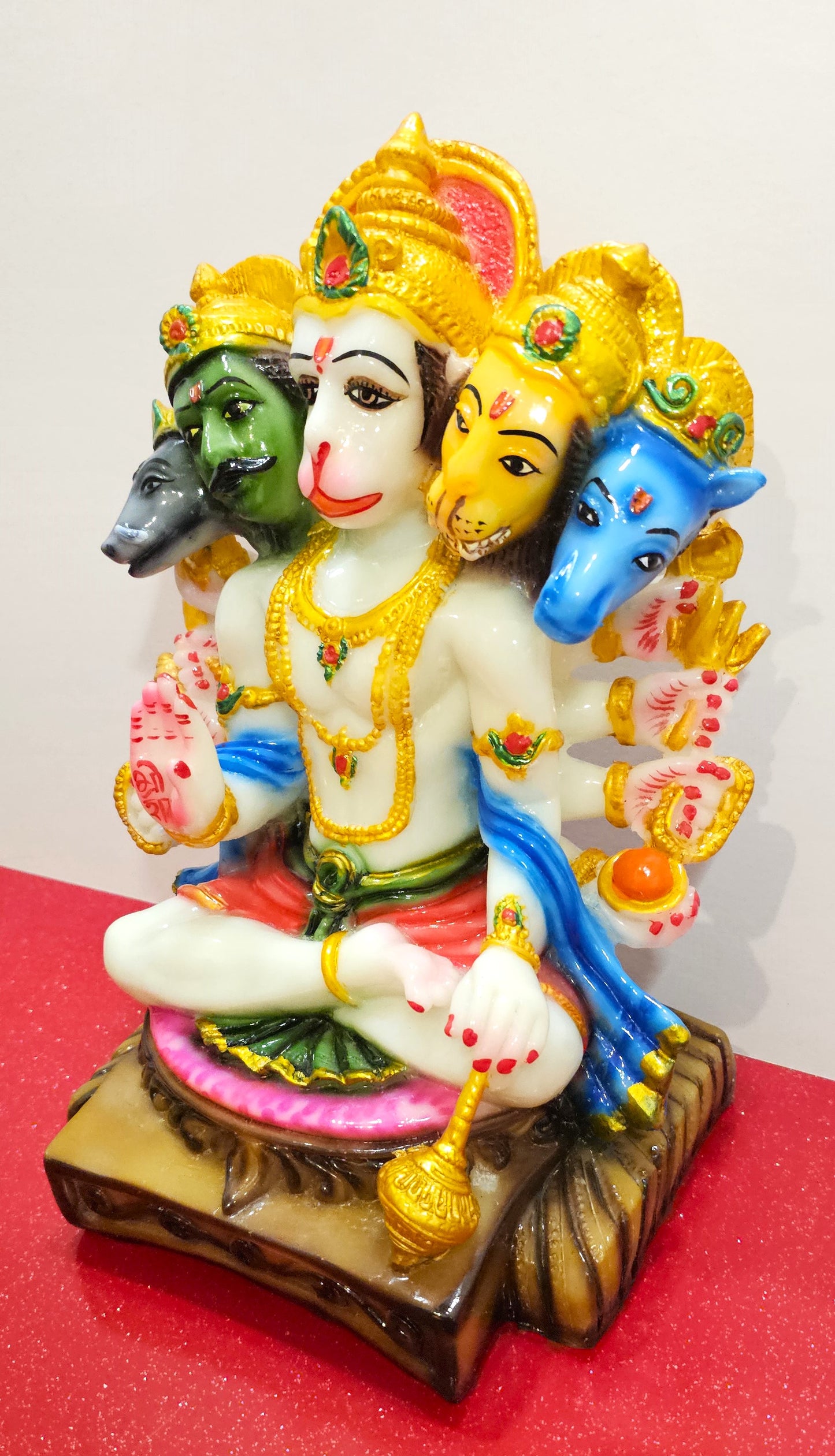 Large Marble / Stone Lord Hanuman Panchmukhi Statue , Only 1 Available