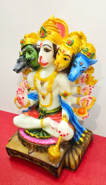 Large Marble / Stone Lord Hanuman Panchmukhi Statue , Only 1 Available