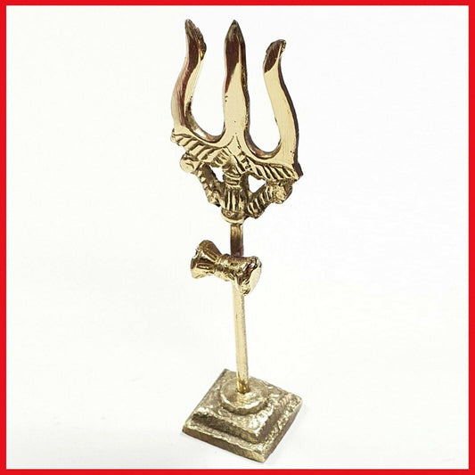 Lord Shiva Brass Trishul Trident