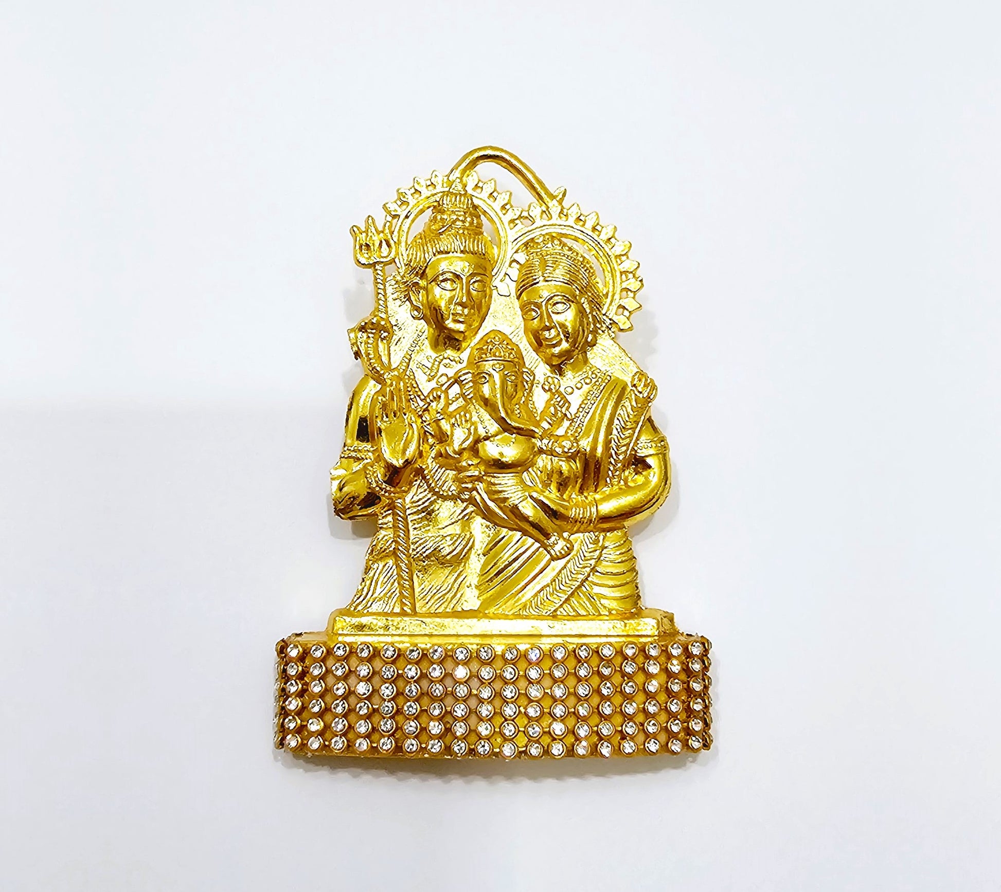 Shiv Parivar Gold Statue