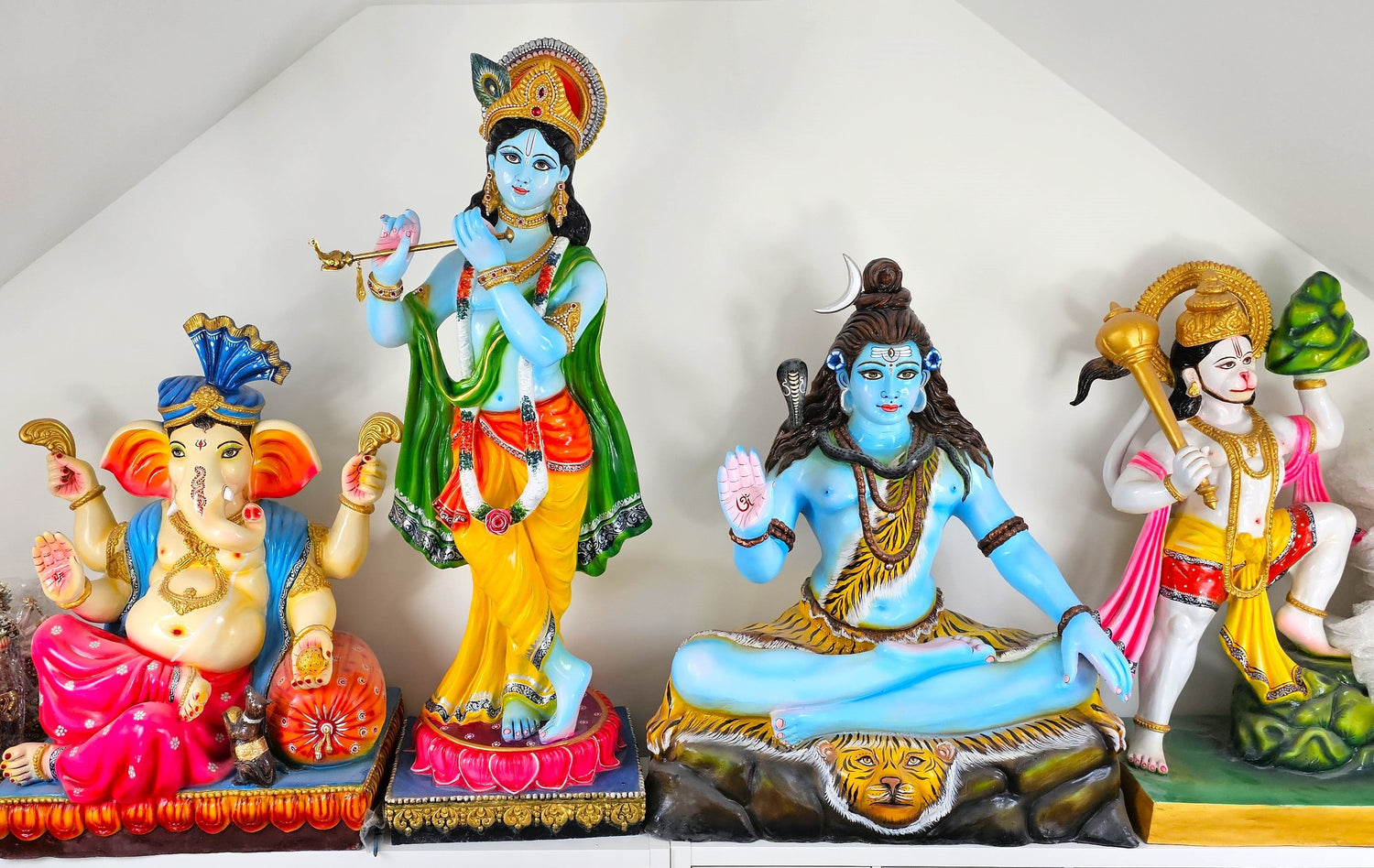 Large Hindu God Statue's