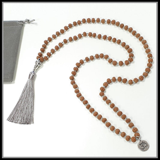 Rudraksha OM Mala