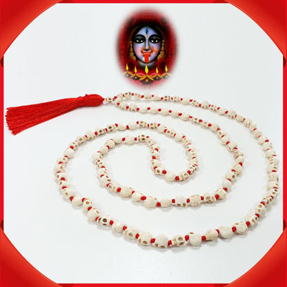 108+1 Goddess Kali Maa / Mata Skull Beads