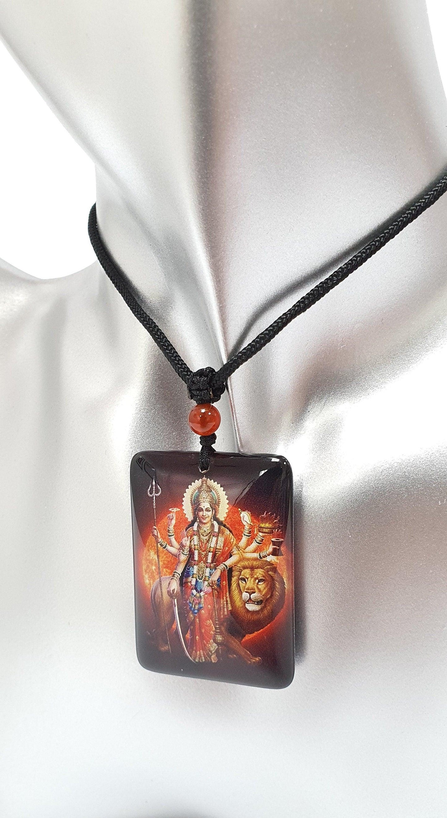 Goddess Durga Maa/Mata Crystal Pendant Necklace , High Quality Product