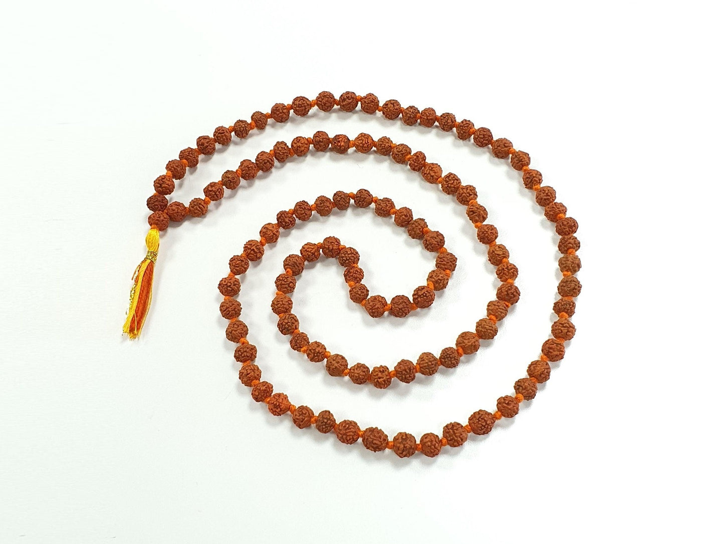 Rudraksha 6mm 108 Beads Mala Necklace/Bracelet . 100% Natural/Original