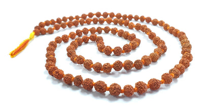 Rudraksha 6mm 108 Beads Mala Necklace/Bracelet . 100% Natural/Original