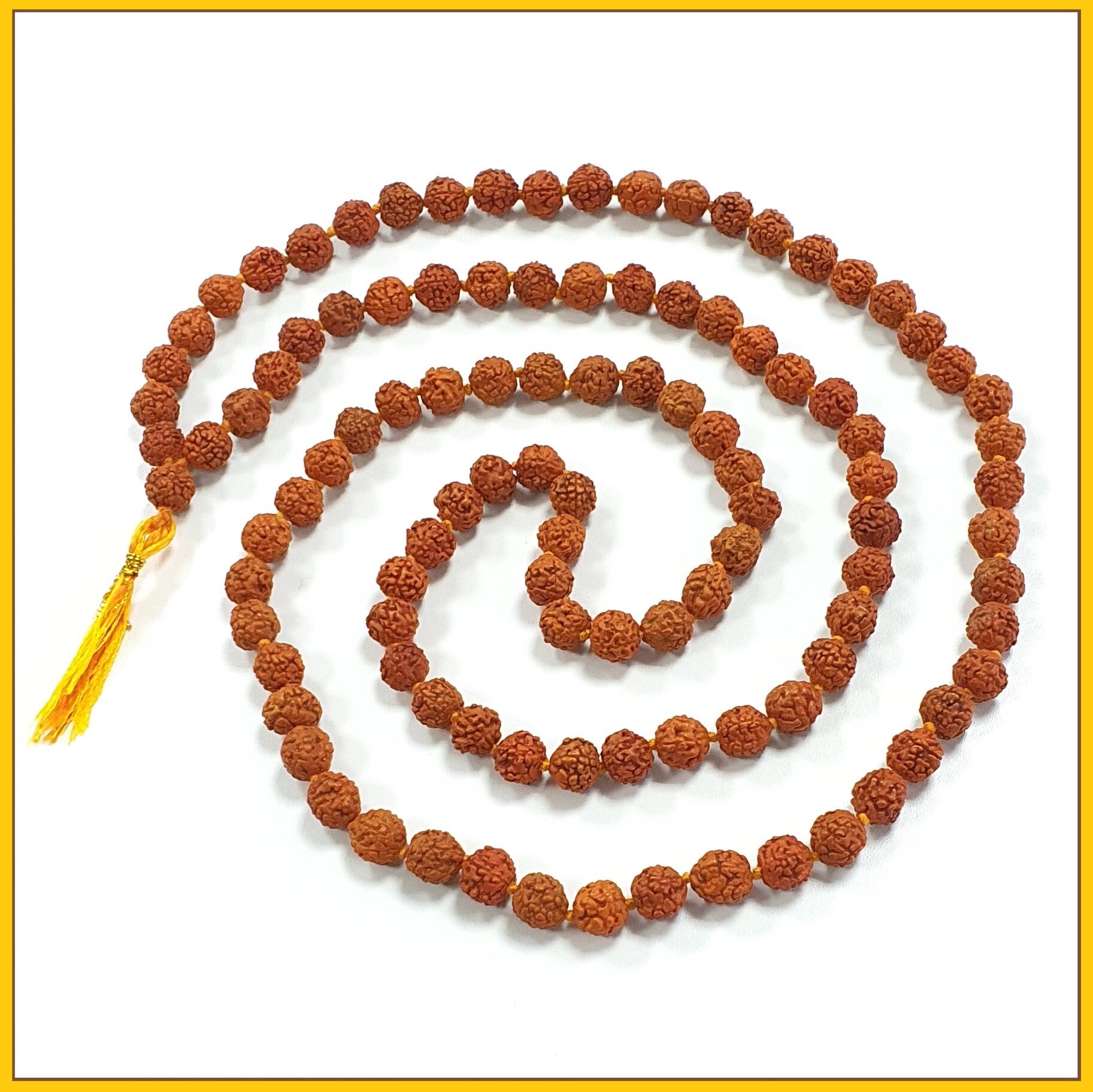 Rudraksha 8mm 108 Beads Mala