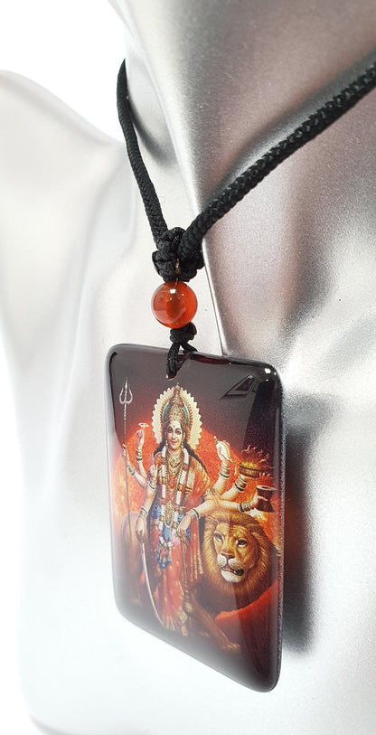 Goddess Durga Maa/Mata Crystal Pendant Necklace , High Quality Product