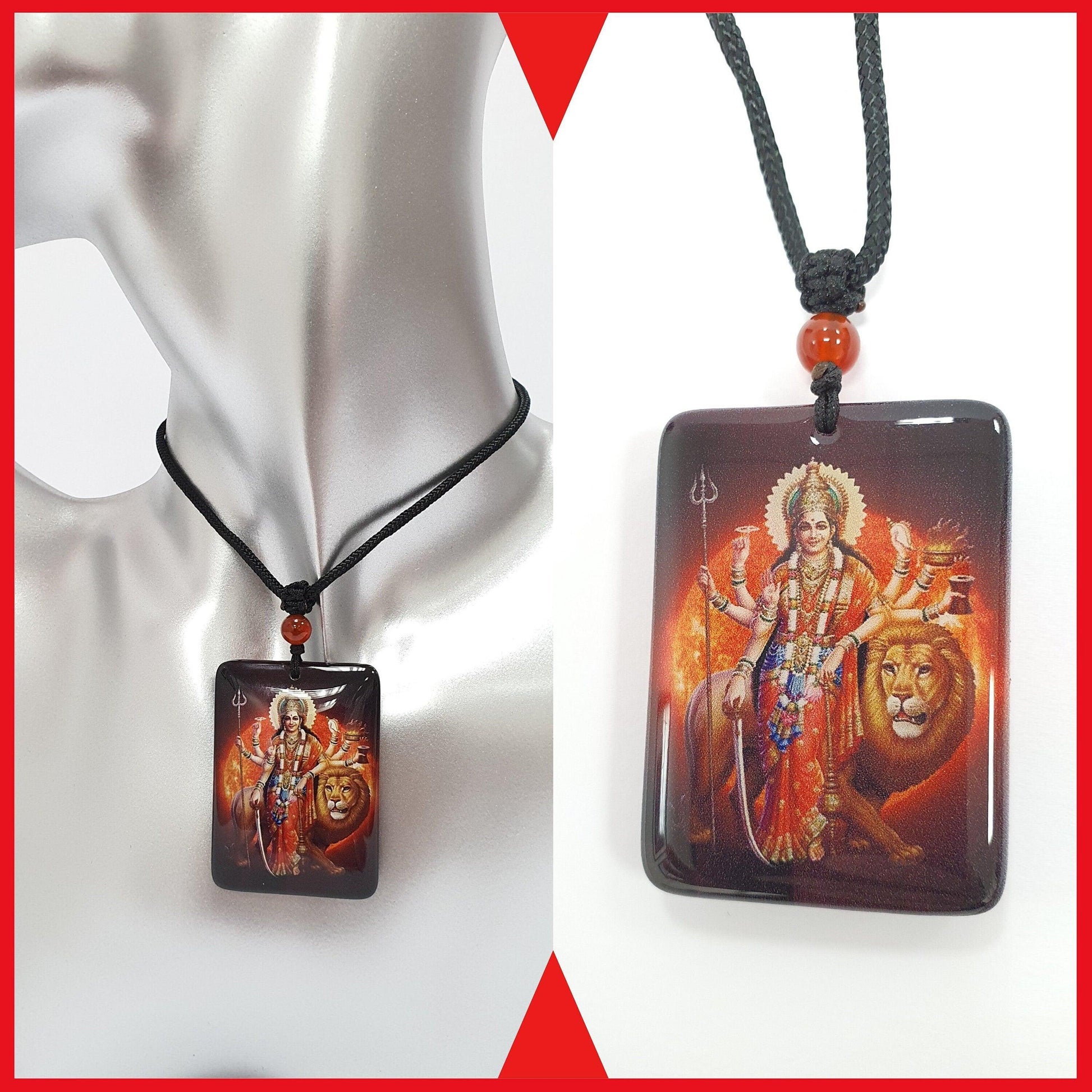 Durga Maa pendant chain