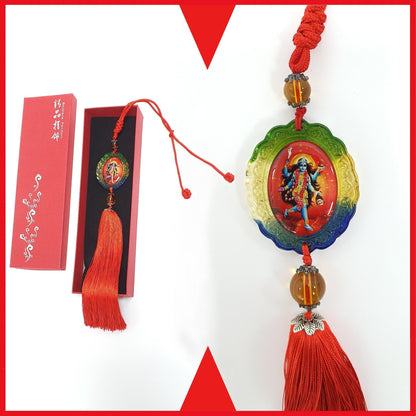 Goddess Kali Lord Shiva hanging pendant