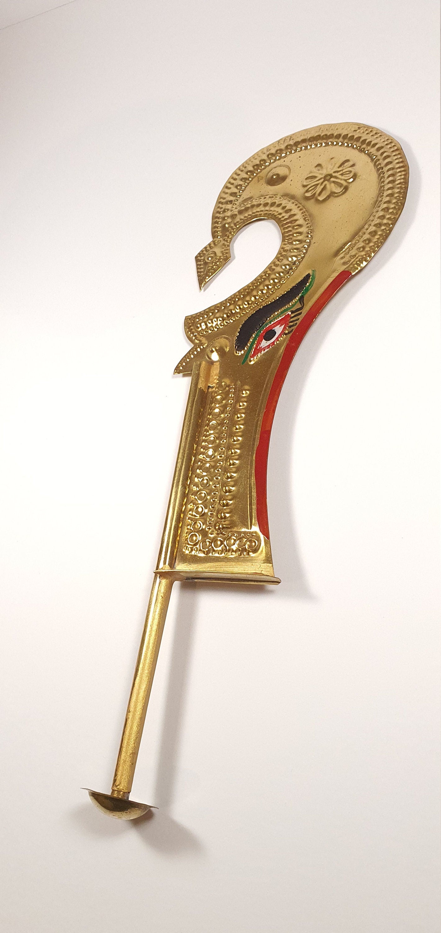 Goddess Kali Scythe , Brass Sickle shaped weapon