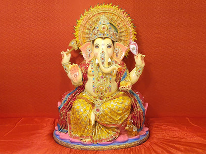 Rare Custom Hand Made Extremely Large Lord Ganesh Statue. 1 of a kind.