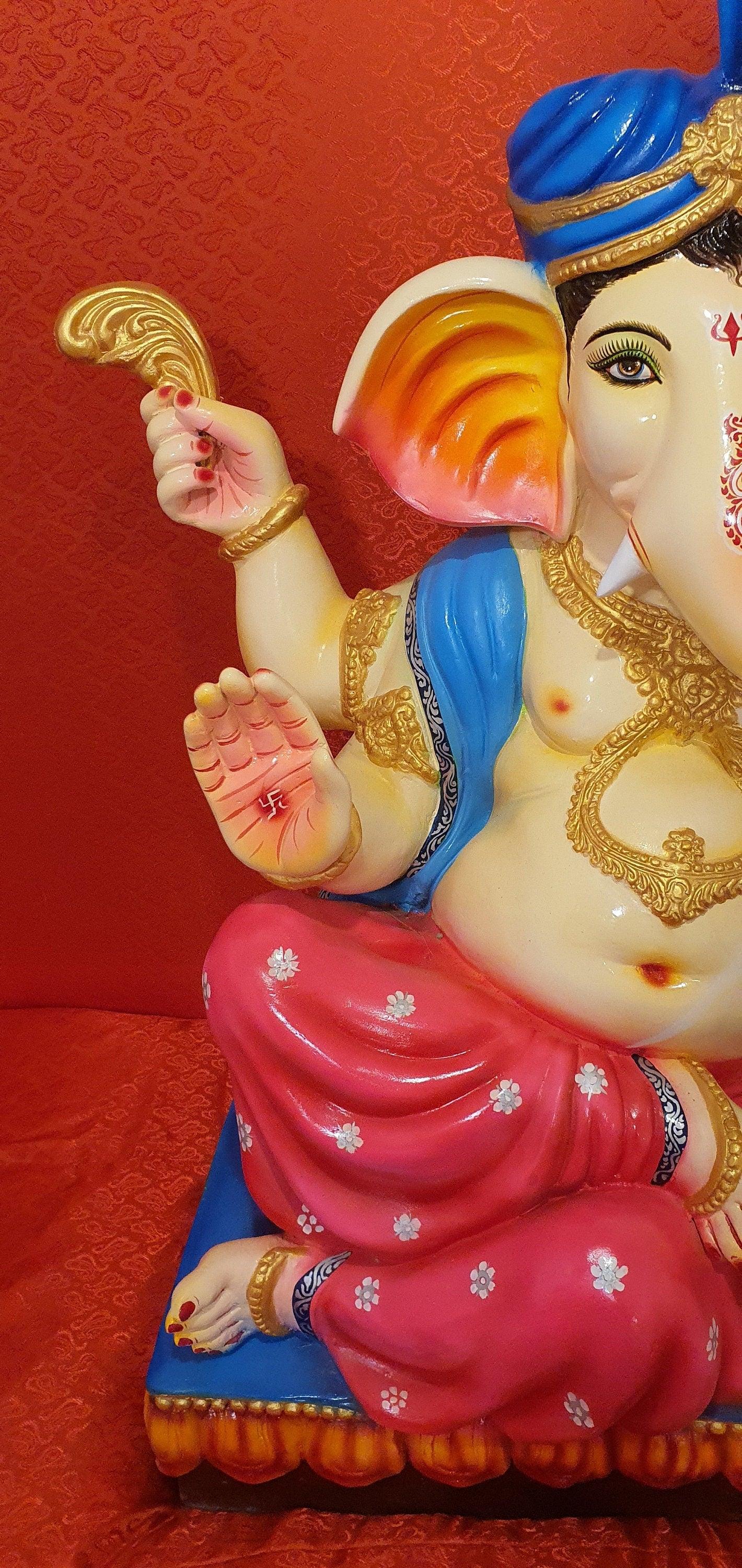 Rare Custom Hand Made Extremely Large Lord Ganesh Statue. 1 of a kind.