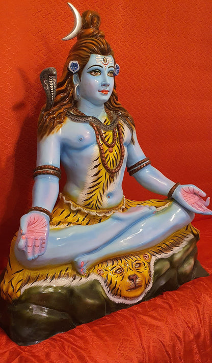 Rare Custom Hand Made Extremely Large Lord Shiva/Shiv Ji Statue. 1 of a kind.