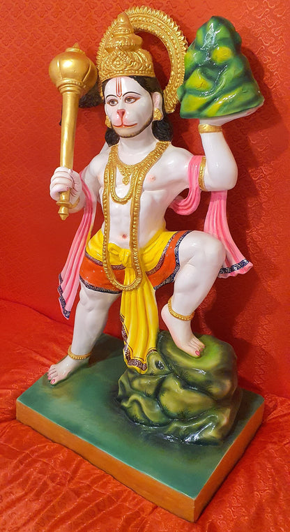 Rare Custom Hand Made Extremely Large Lord Hanuman/Bajrangbali. 1 of a kind.