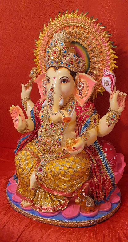 Rare Custom Hand Made Extremely Large Lord Ganesh Statue. 1 of a kind.
