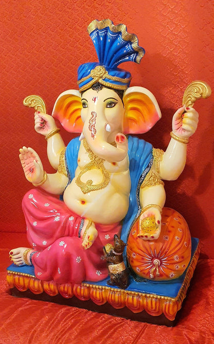 Rare Custom Hand Made Extremely Large Lord Ganesh Statue. 1 of a kind.