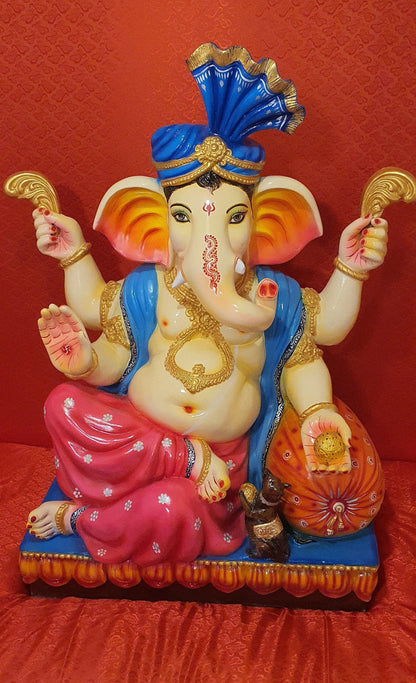 Rare Custom Hand Made Extremely Large Lord Ganesh Statue. 1 of a kind.