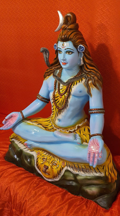 Rare Custom Hand Made Extremely Large Lord Shiva/Shiv Ji Statue. 1 of a kind.