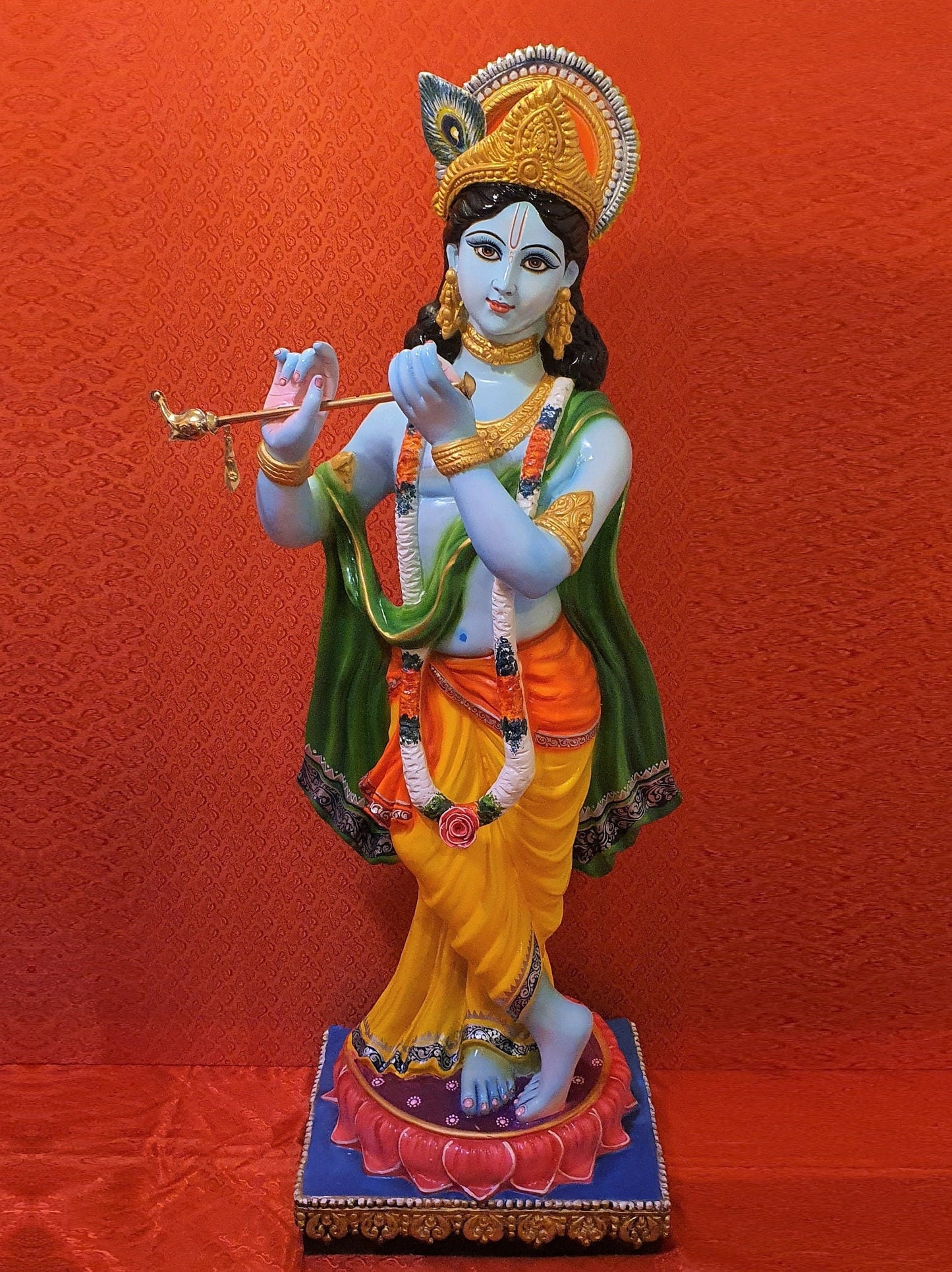 Large Lord Krishna murti