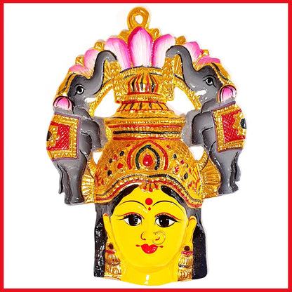 Goddess Laxmi Ganesh wall hanging face