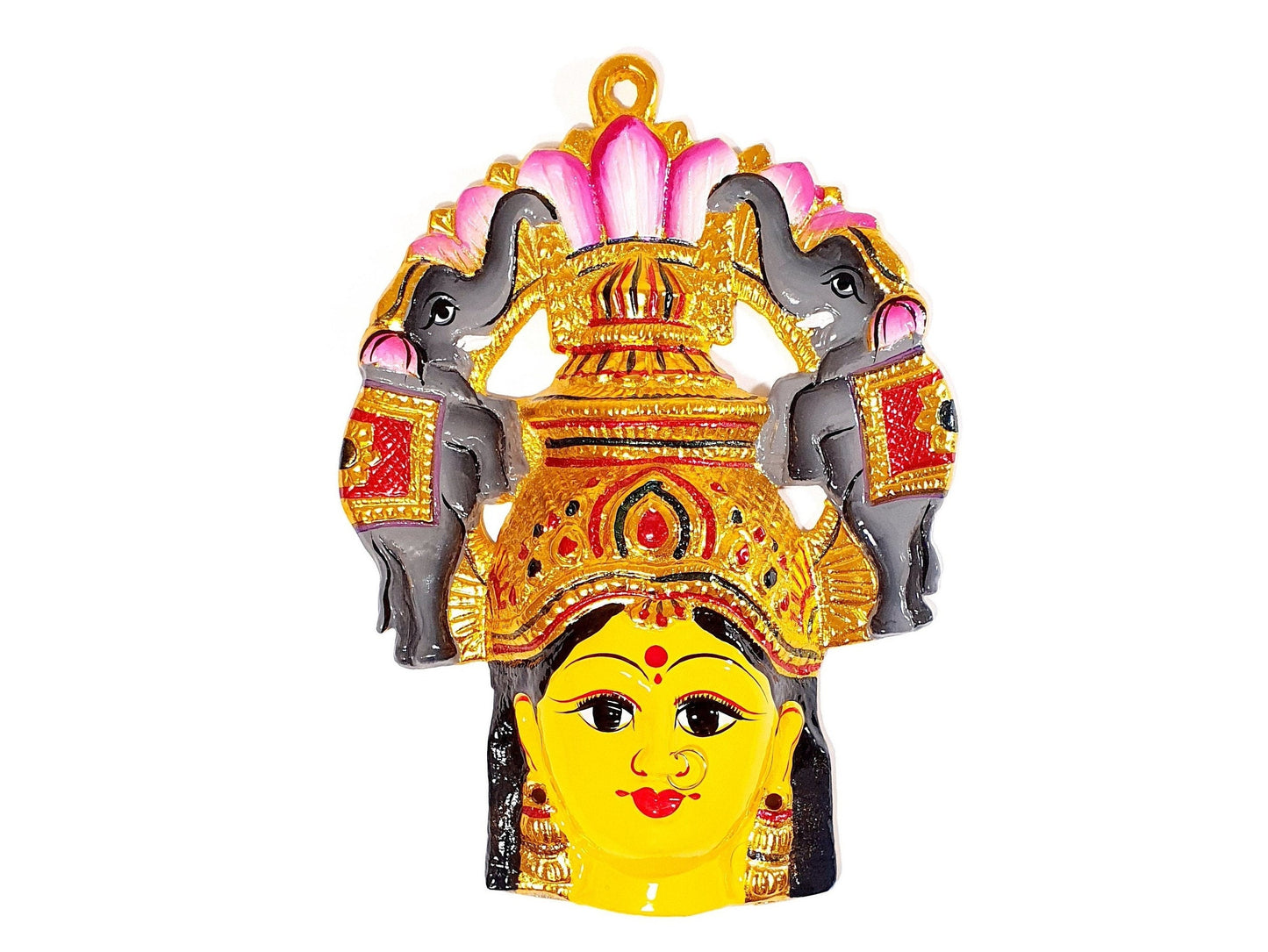 Goddess Lakshmi Ganesha wall hanging face